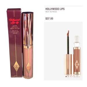 Charlotte Tilbury Hollywood Lips Matte Contour Liquid Lipstick in Best Actress.